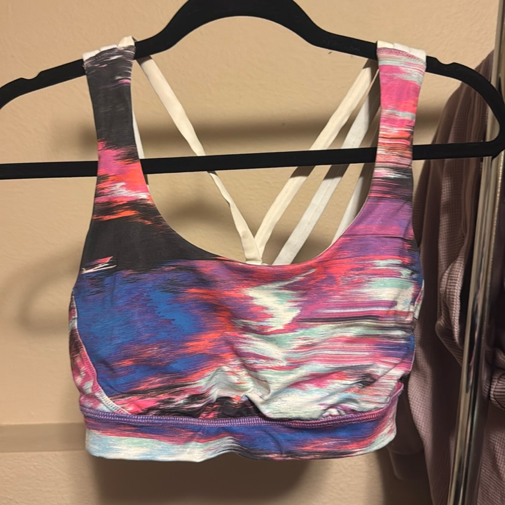 Lulu Multicolored Sports Bra